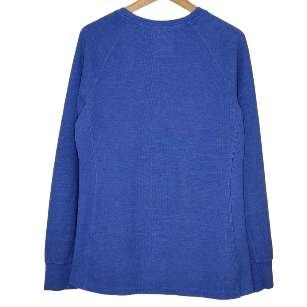 Duluth Trading Co Men's Blue Pullover Crew Neck Long Sleeve Shirt Size M - Picture 2 of 11